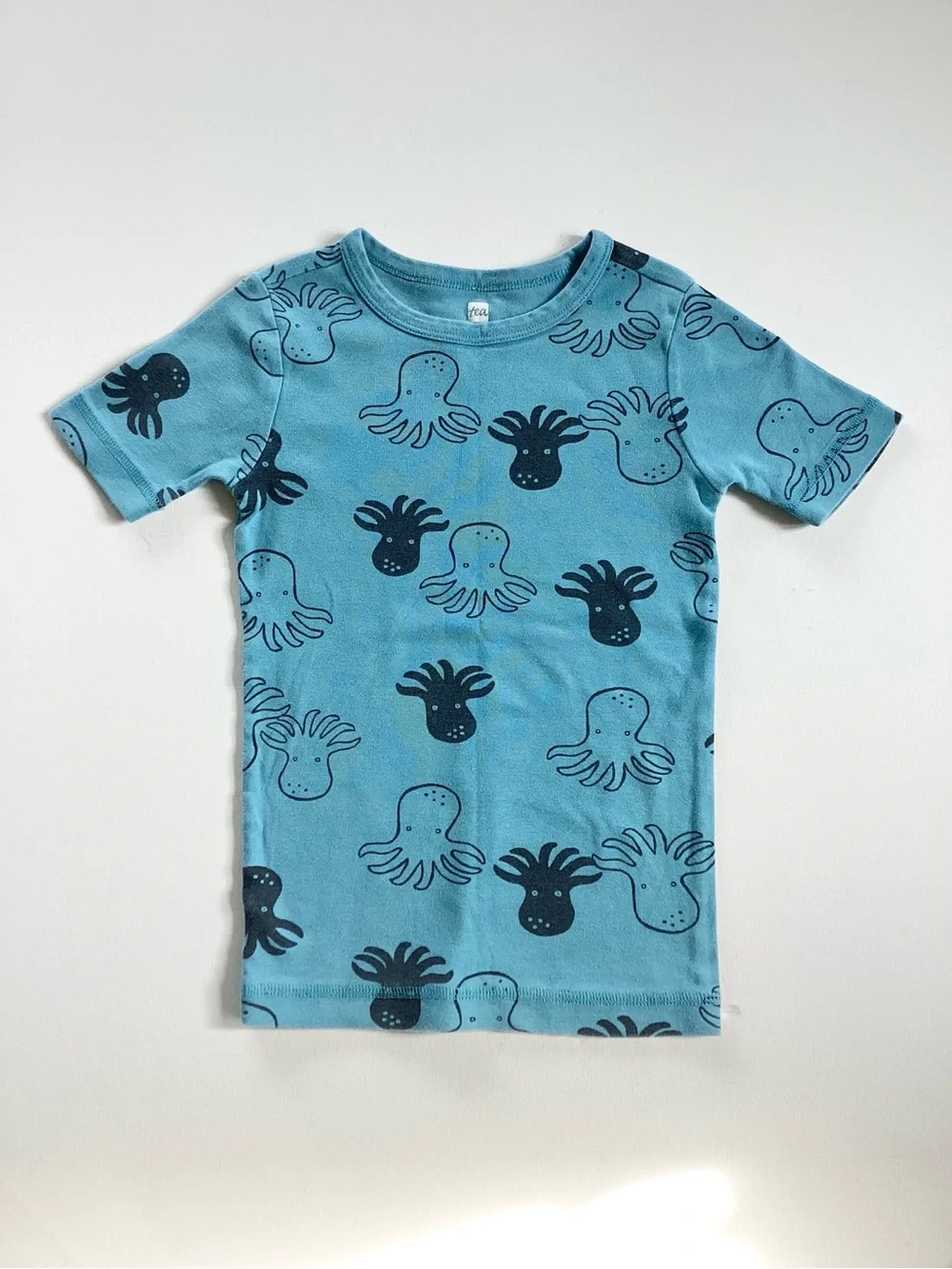 Tea Collection Blue Octopus Pajamas